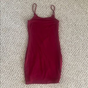 Red body con fashionova dress